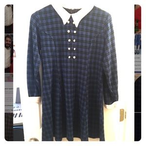 Vintage schoolgirl Long-sleeve dress size small